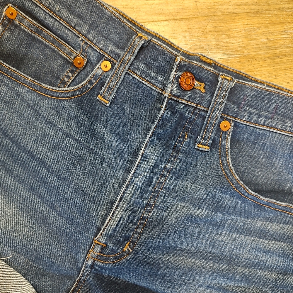 Madewell High Rise Cut Off Shorts 27 - Picture 5 of 12